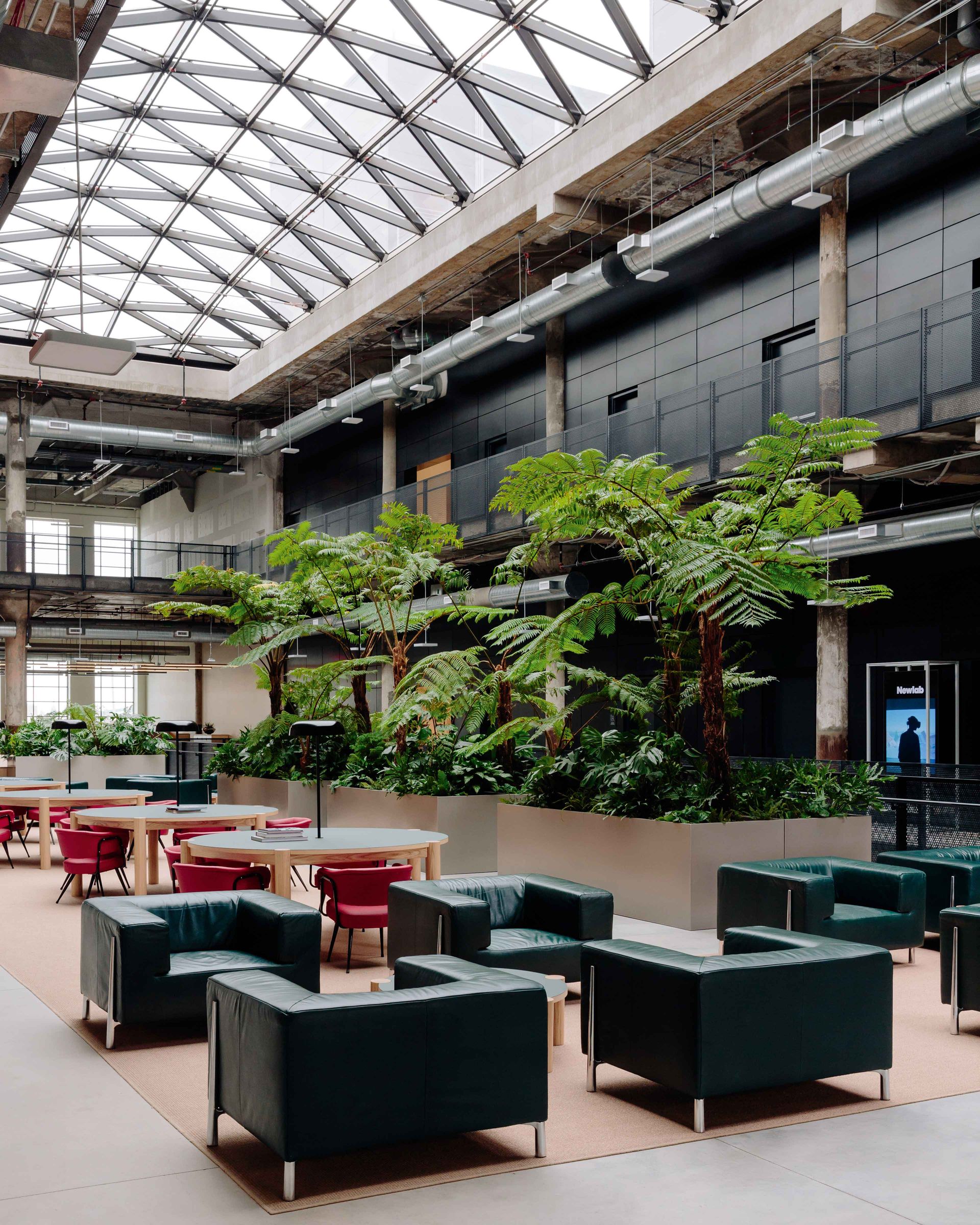 Newlab Detroit interiors at Michigan Central