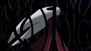 Hollow Knight: Silksong screenshot of Hornet in a cage
