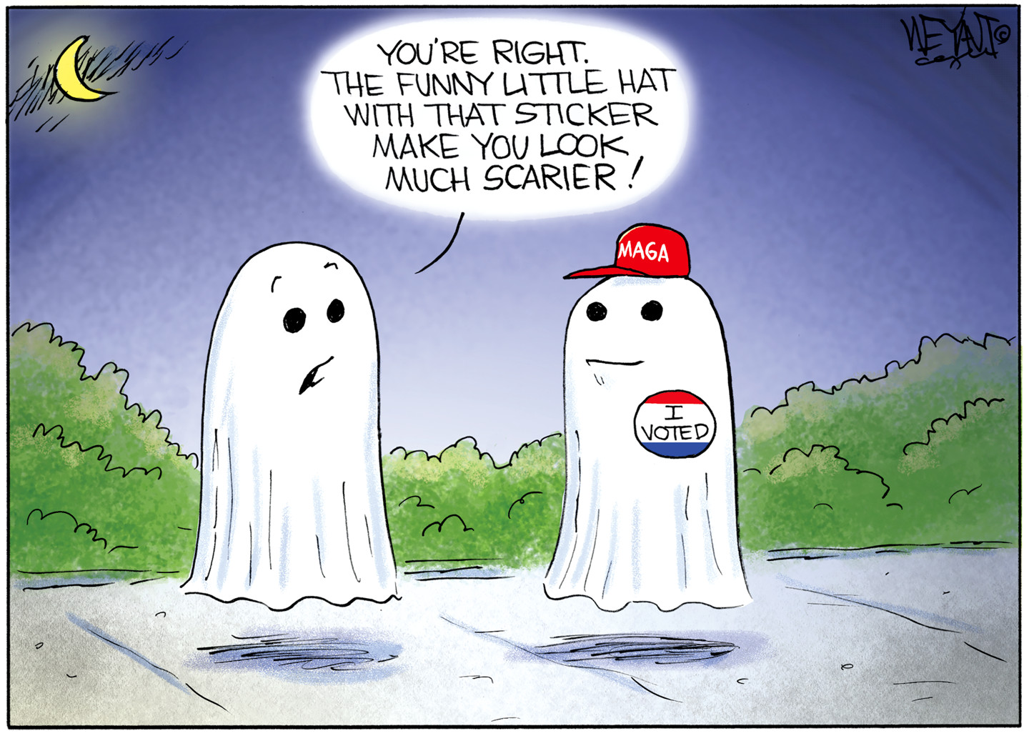 Political cartoon