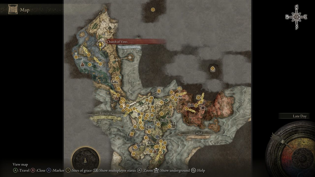 carian greatsword map zoomed out
