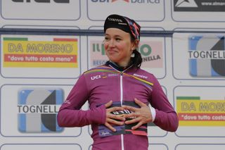 Katarzyna Niewiadoma (Canyon-SRAM) took the Women's WorldTour lead