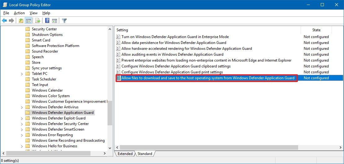 How to download files safely to your PC using Application Guard on