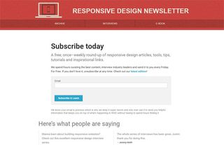 Useful responsive tips delivered to your inbox every week