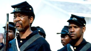 Morgan Freeman and Denzel Washington in Glory