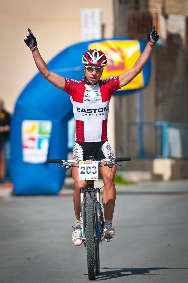 Annika Langvad (Team Fujibikes Rockets) wins the Cyprus Sunshine Cup opener