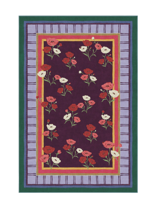 Ambroeus Royal Plum Rug, 6' x 9'