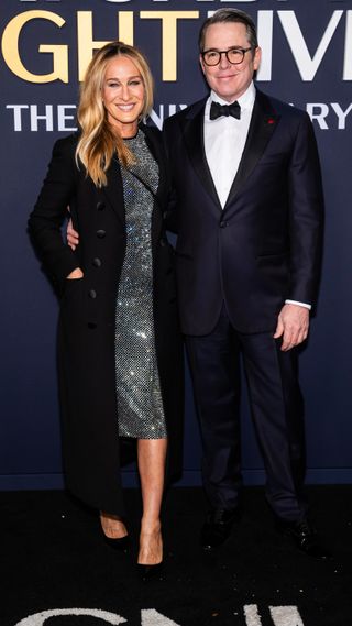 Sarah Jessica Parker and Matthew Broderick attend the SNL50: The Anniversary Special at 30 Rockefeller Center on February 16, 2025