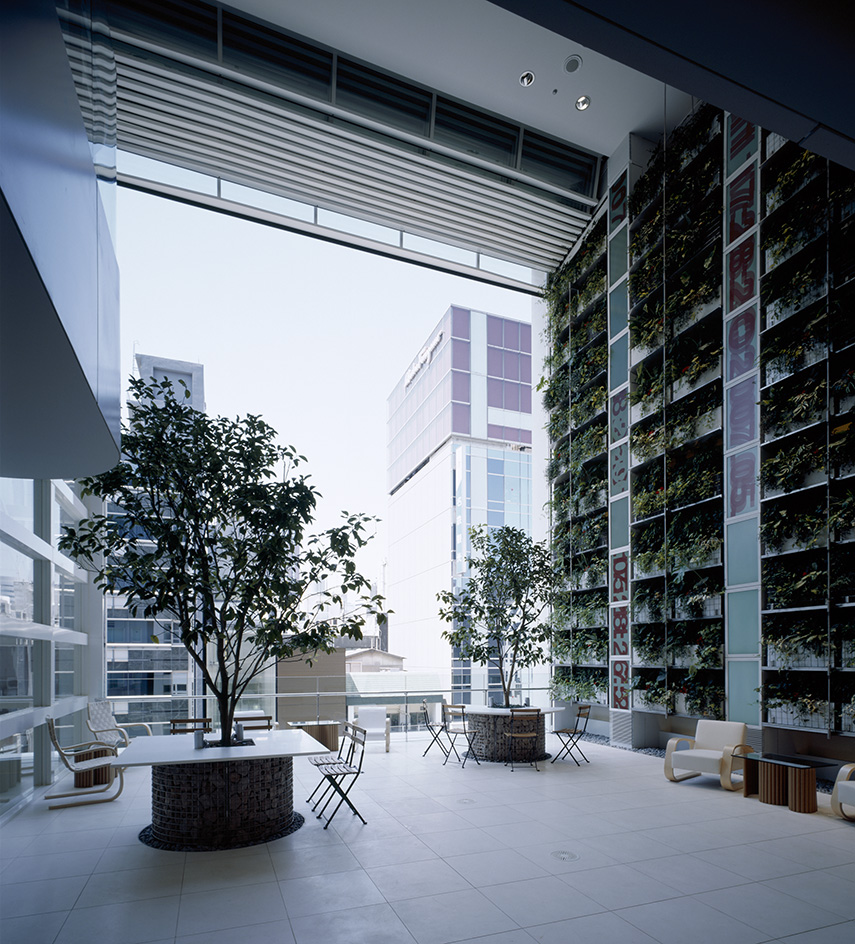 the swatch hq in ginza, tokyo by Shigeru Ban Architects