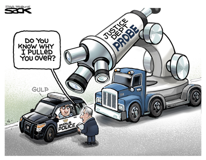 Editorial Cartoon U.S. DOJ minneapolis police department&nbsp;