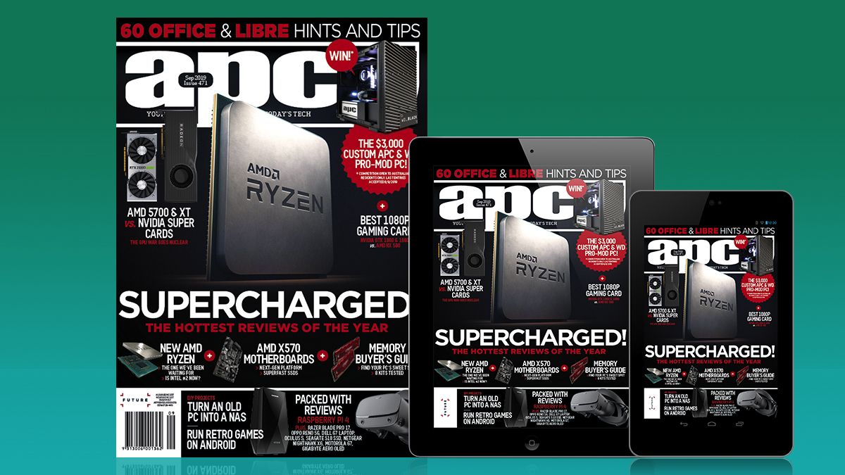 APC's September 2019 issue is on sale now! TechRadar