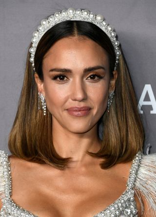 Jessica Alba attends 2019 Baby2Baby Gala Presented By Paul Mitchell at 3LABS on November 09, 2019 in Culver City, California