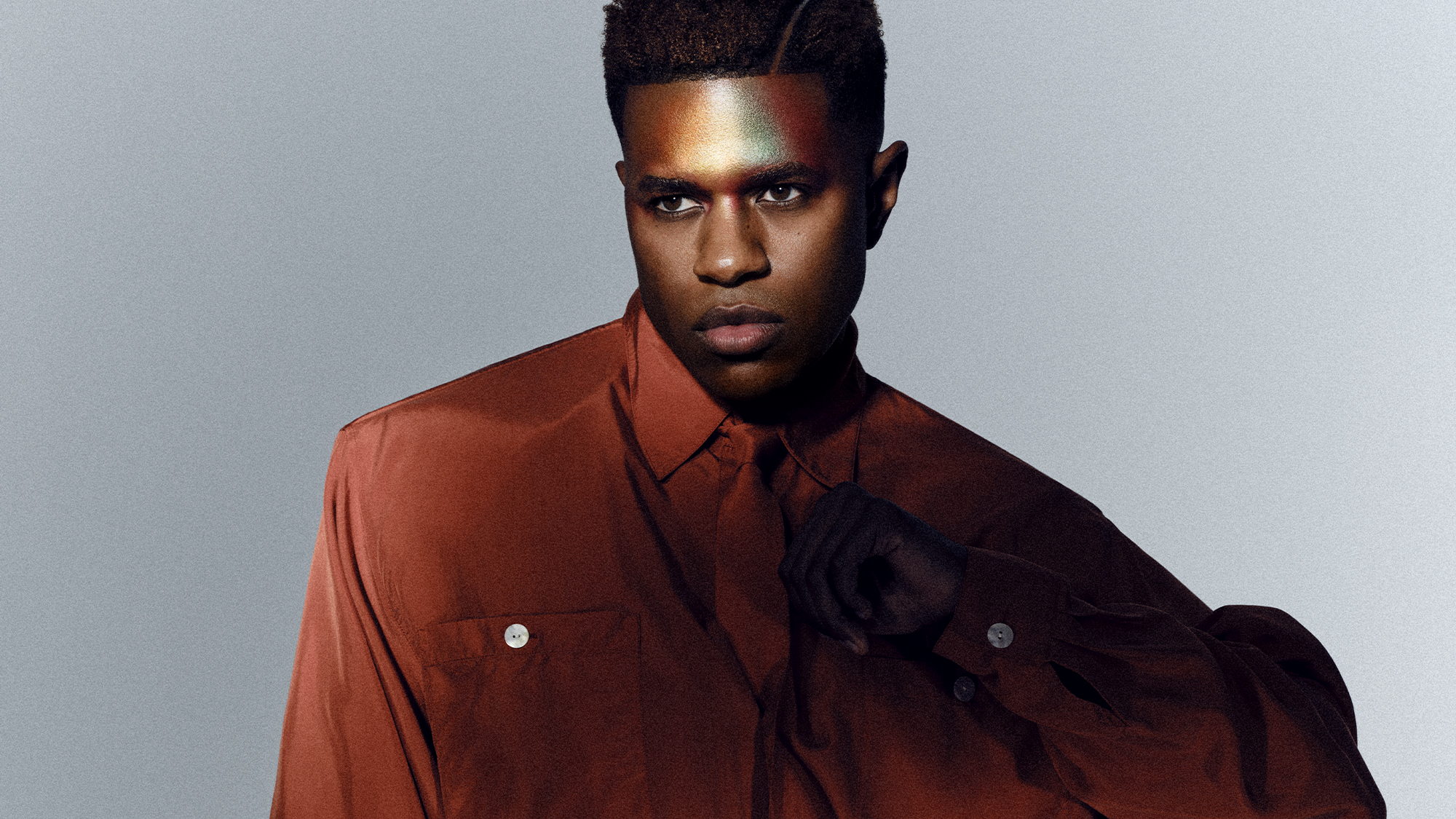 Jeremy Pope for Who What Wear's winter beauty feature.