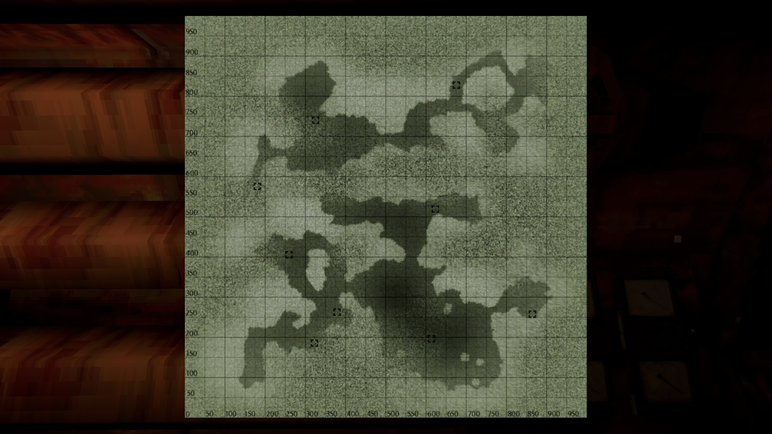 A lo-fi view of a submarine in Iron Lung.