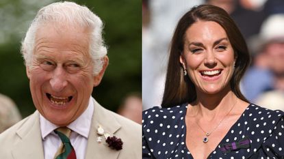 Prince Charles takes a leaf out of Kate Middleton's book, seen here in Lancashire and at Wimbledon respectively
