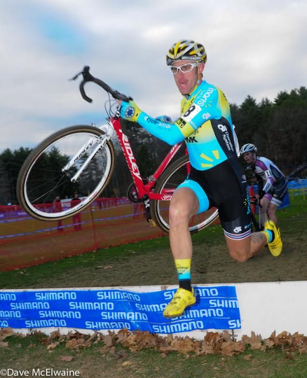 Adam Myerson (SmartStop/Mountain Khakis) was both a racer and race promoter today