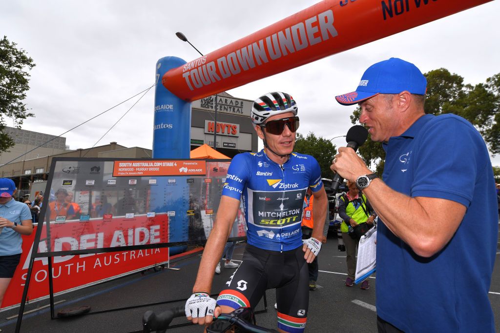 Daryl Impey before the start of stage 4