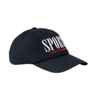 Sports embroidered cotton-twill baseball cap