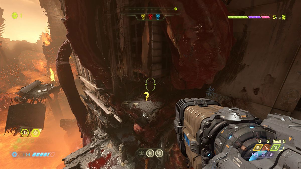 Doom Eternal Super Gore Nest Mecha Zombie Toy