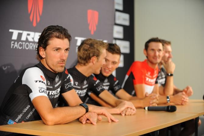 Fabian Cancellara at the Trek team presentation