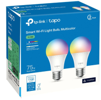 TP-Link Tapo Wi-Fi Smart LED E26 Bulb (2-Pack): $29.99$22.99 at Best Buy