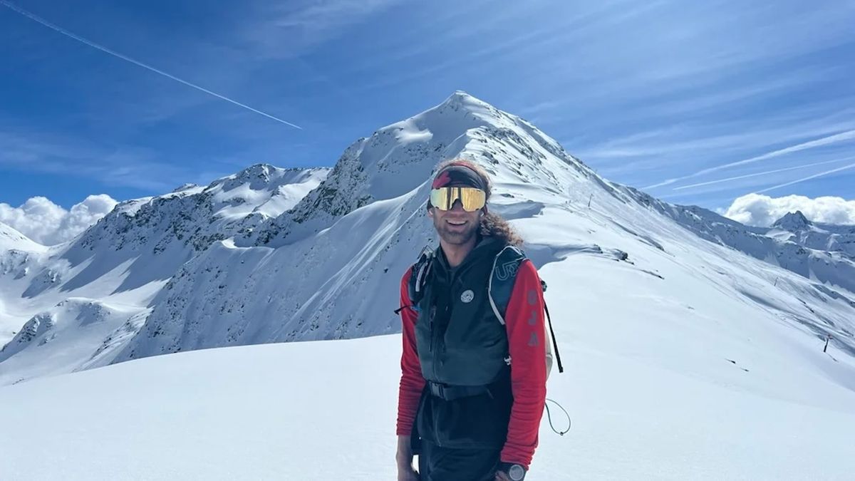 Noah Dines, record breaking uphill skier