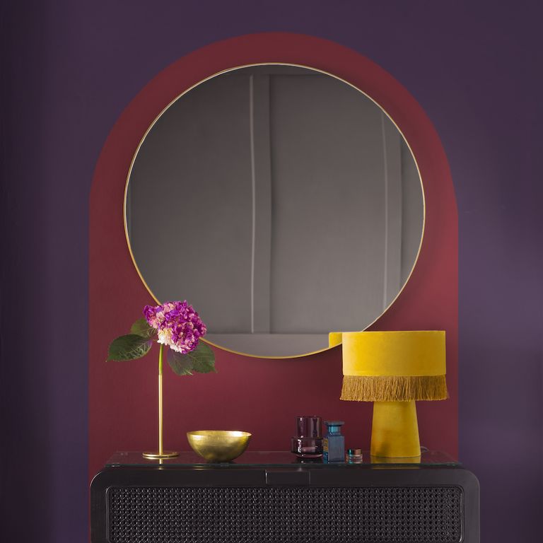 How to hang a wall mirror on a brick wall and drywall Ideal Home