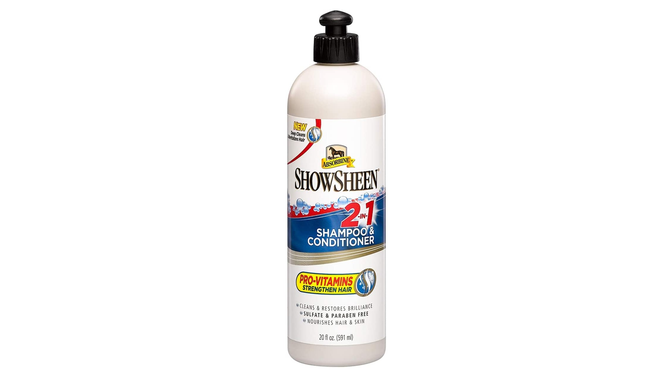 Absorbine ShowSheen 2-in1 horse shampoo and conditioner