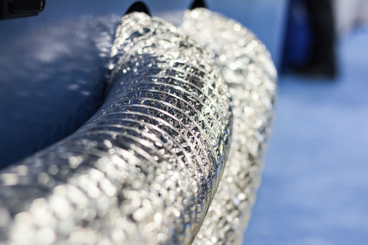 close up of a tumble dryer vent 