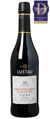DWWA 14 International Trophy, Lustau 30 Years Old VORS Amontillado Sherry NV