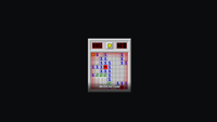 A Minesweeper board sits in the middle of a black screen. The main character, the Sweeper, exclaims "Oof! A Mine!"