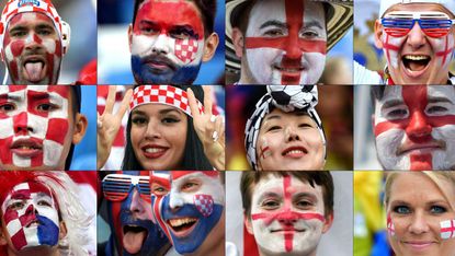 World Cup semi-final Croatia vs. England