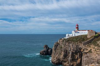The large distraction-free space to the left of the lighthouse in this image could be easily placed behind text. Image: Matt Higgs