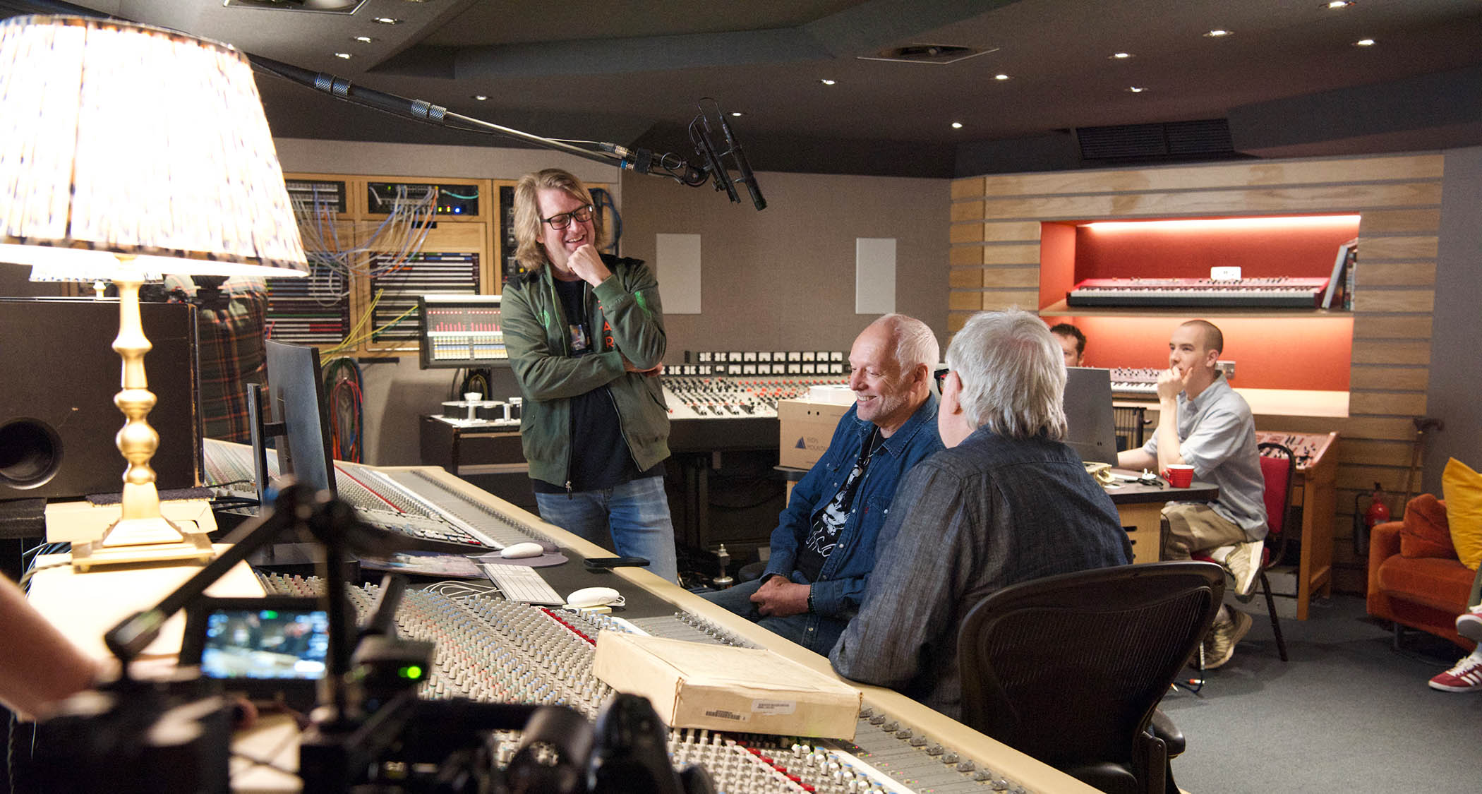[L-R] Director Rob Arthur and Peter Frampton in the documentary, FRAMPTON, a 10 LivesStudios release.