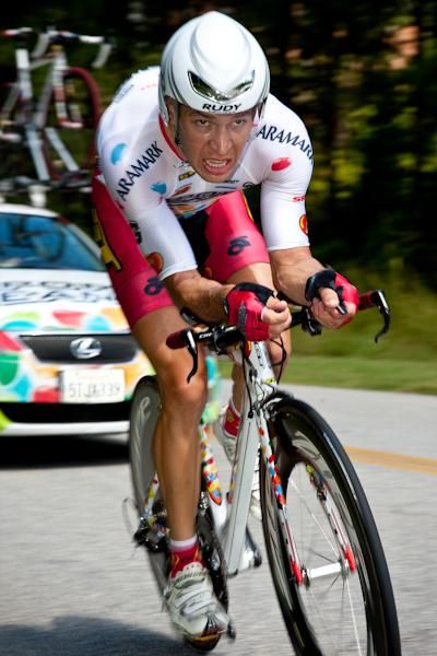 Bernard Vanulden (Jelly Belly) giving it his all.