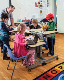 Students using the Marvel Focus Desk