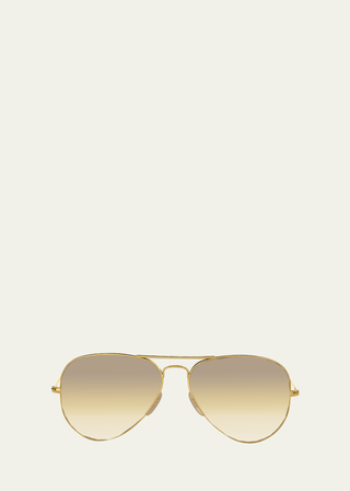 Mirrored Flash Aviator Sunglasses