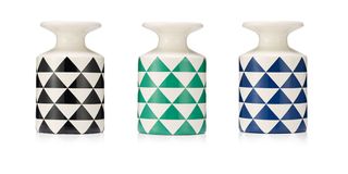 vases with ceramic and white background