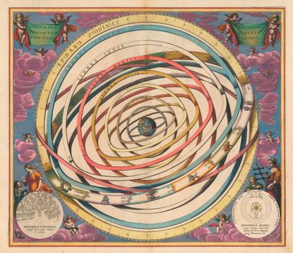The art of science: planetary orbits as depicted by Andreas Cellarius in his 1660 Harmonia Macrocosmica or The Celestial Atlas. Credit: Oculi Mundi