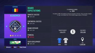 FIFA 21 career mode
