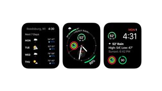 Dark Sky weather app for Apple Watch