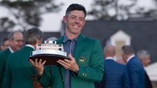 Rory McIlroy with the Masters trophy