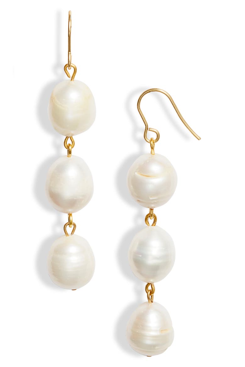 Galore Cultured Pearl Drop Earrings