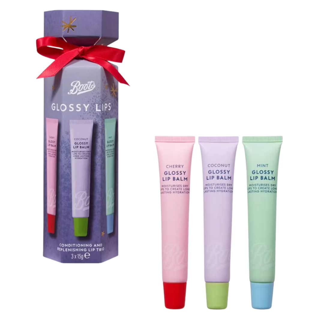 Boots Glossy Lip Balm Trio