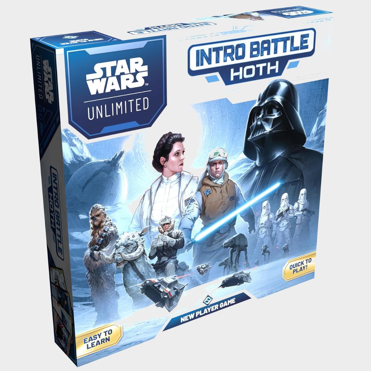 Star Wars Unlimited: Intro Battle Hoth box on a plain background