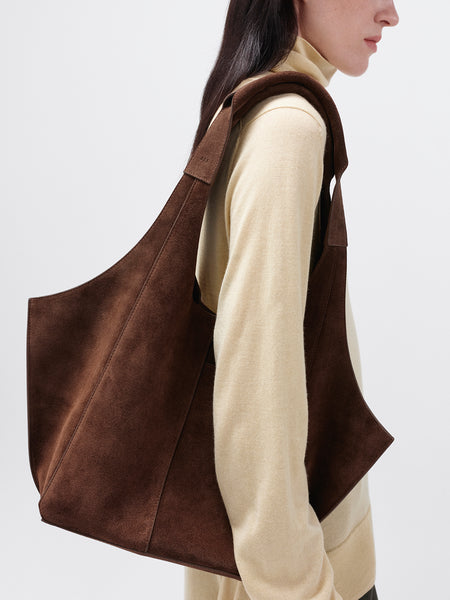 Parachute Small in Chocolate Suede &amp;ndash; Rsvp Paris