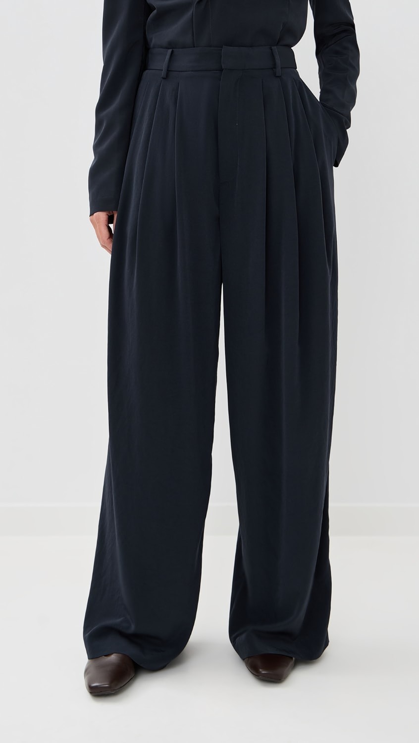 Tibi, Relaxed Suiting Triple Pleat Pants