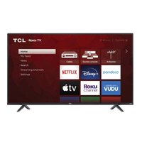 TCL 55” Class 4-Series 4K UHD HDR Roku Smart TV: was $599.99, now $319 at Walmart