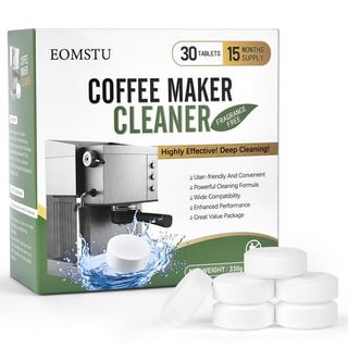 Eomstu Coffee Maker Cleaner Tablets, 30 Count