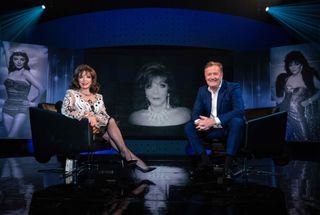 TV tonight Piers Morgan's Life Stories Piers with Joan Collins