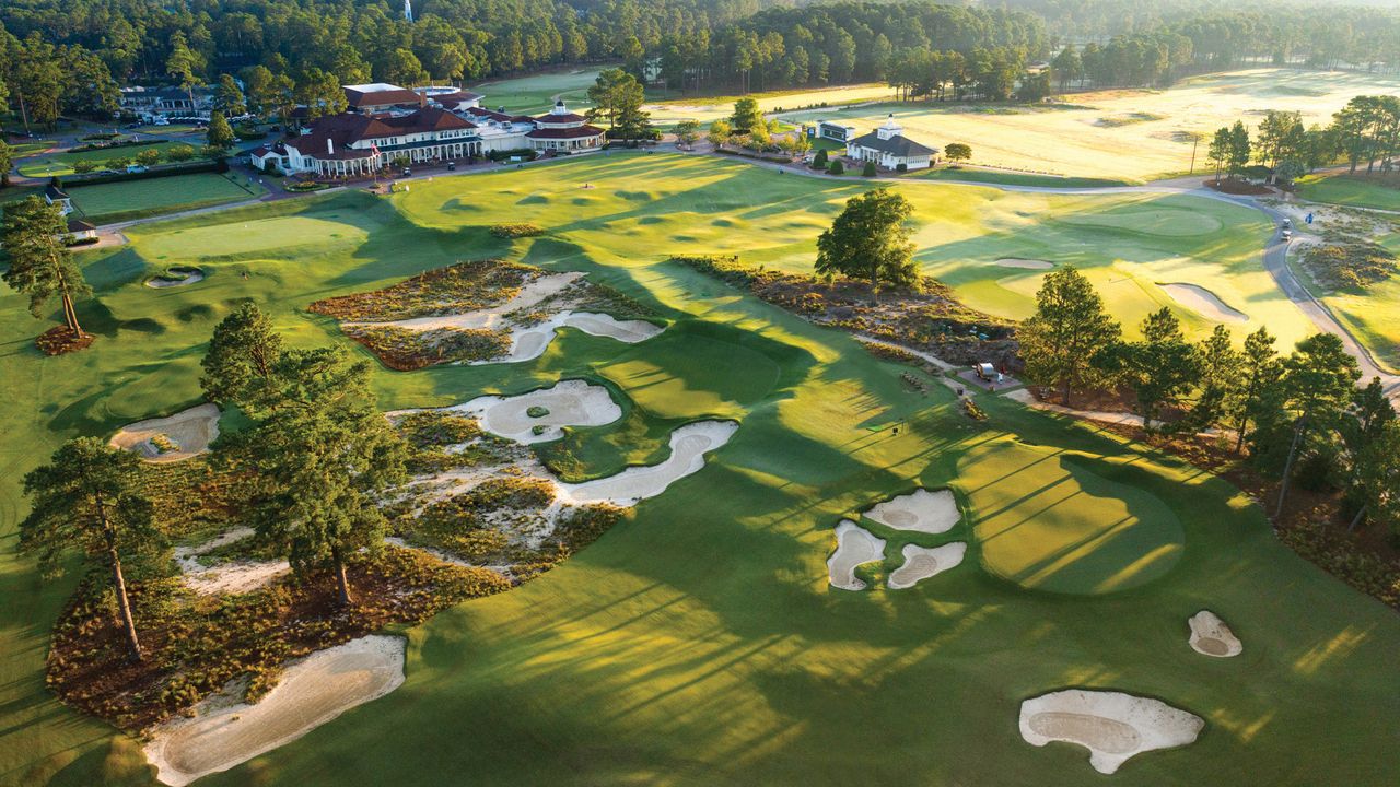 golf pride pinehurst aerial view